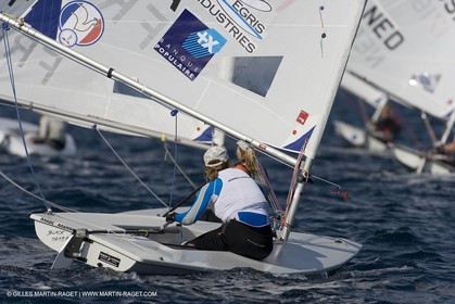 25 04 2007 - 2007 Semaine Olympique Française - Hyères (South of France) - Day 4 - Team France - Laser Radial - Deturckheim Sophie