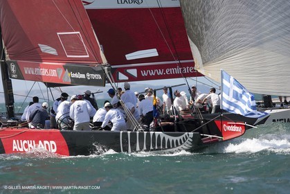 29 01 2009 - Auckland (NZL) - Louis Vuitton Pacific Series - BMW ORACLE Racing - Training