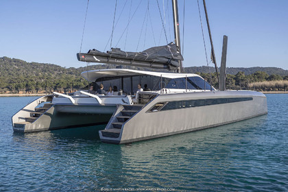 16 02 2019, Porquerolles (FRA,83), Gunboat 68 sail testing  3