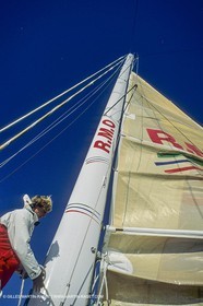 Sailing, Offshore Racing, Route du Rhum 1990, RMO, Laurent Bourgnon