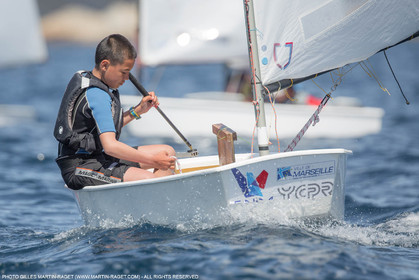 14 04 2016, Marseille (FRA,13), SNIM Dériveurs, Coupe Internationale de Printemps Optimist, Day 4