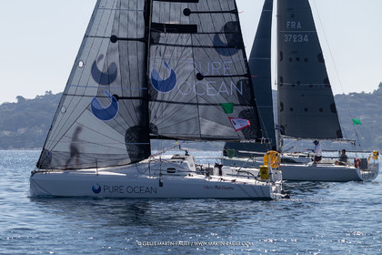 19 04 2026, Saint-Tropez (FRA, 83), Société Nautique de Saint-Tropez, Paprec 600 2026, LWENA FOR PURE OCEAN, Ambre Duchemin   Kio Dimetto