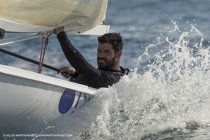 14 02 2014,  Cannes (FRA,06), FINN Cannes International Sailing week - Thomas Lebreton (FRA)
