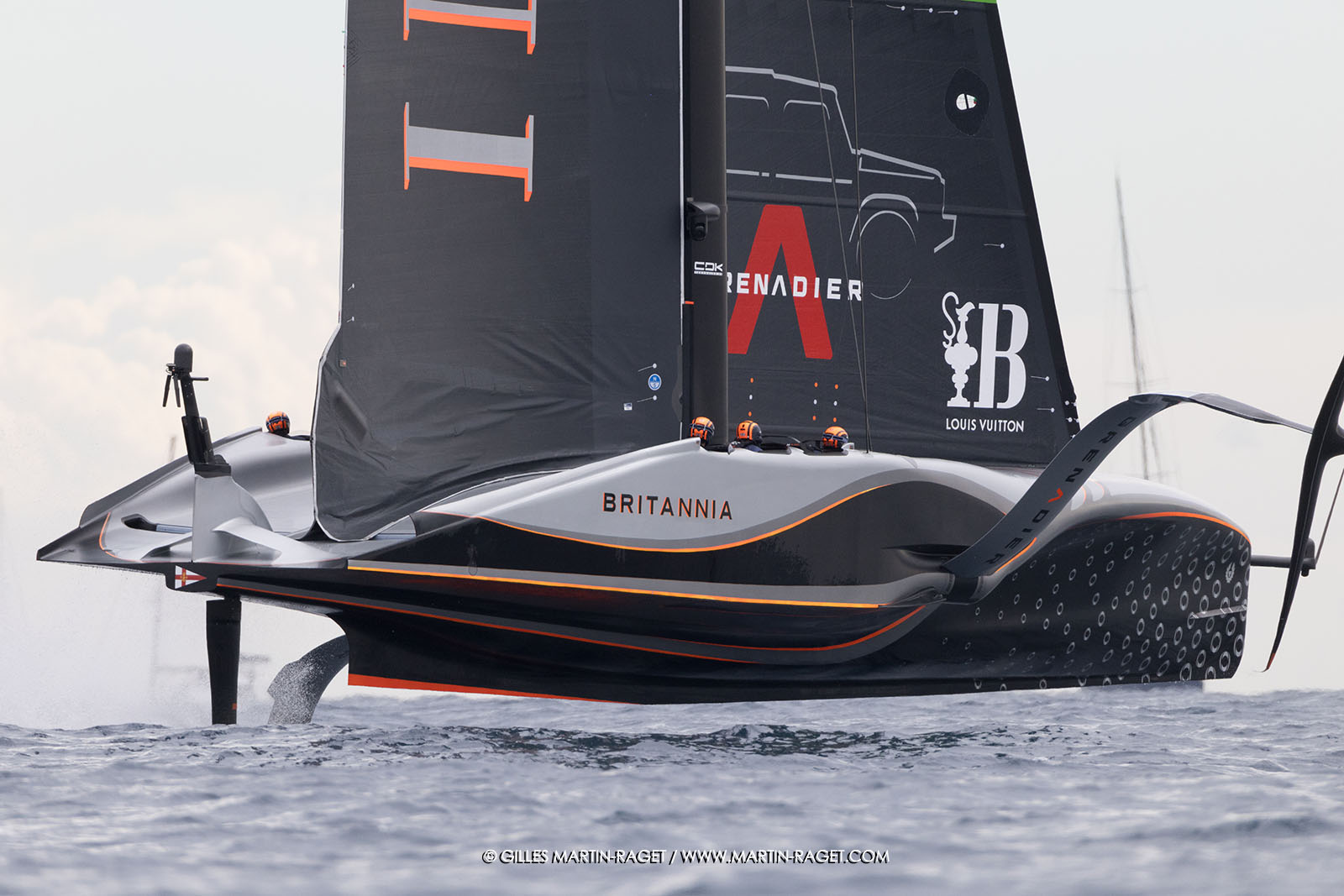 18 10 2024, Barcelona (ESP), Louis Vuitton 37th America's Cup, Final Match, Race Day 5, Race 7