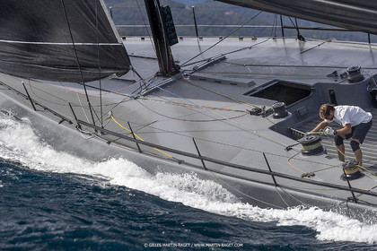 02 10 2022, Saint-Tropez (FRA,83), Voiles de Saint-Tropez 2022,  entraînement des maxis