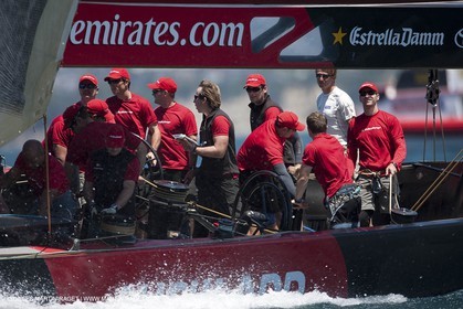 21 01 2009 - Auckland (NZL) -  Louis Vuitton Pacific Series - BMW ORACLE Racing - Training
