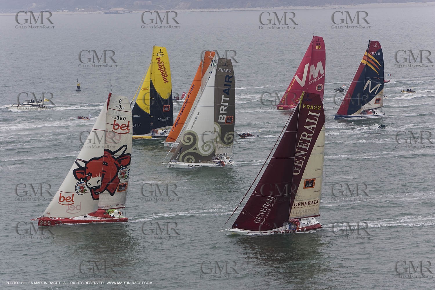 03 10 2007 - Le Havre (FRA,76) - Transat Jacques Vabre 2007 - Départ Monos IMOCA**03 10 2007 - Le Havre (FRA,76) - Transat Jacques Vabre 2007 -Monos IMOCA start