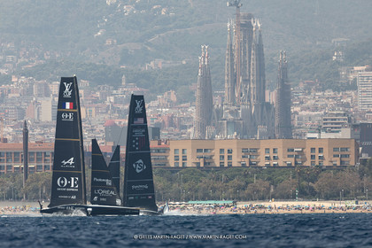 24 08 2024, Barcelona (ESP), Louis Vuitton 37th America's Cup, Louis Vuitton Prelilinary Regatta, Race Day 3