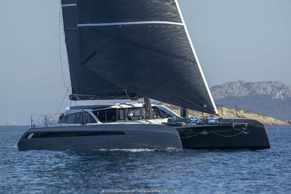 16 02 2019, Porquerolles (FRA,83), Gunboat 68 sail testing  3