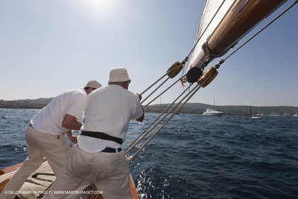 01 10 2011 - Saint Tropez (FRA,13) - Voiles de Saint Tropez 2011 - Yachts classiques - Jour 5 - A bord Mariquita
