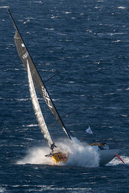 27 08 2021, Marseille (FRA), Transat Jacques Vabre 2021, Class 40, HBF-Reforest'Action (Kito de Pavant, Gwen Gbick)