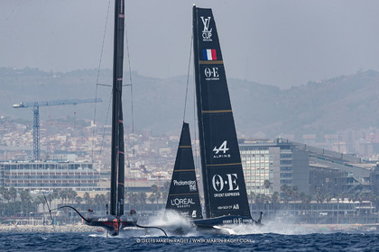 22 08 2024, Barcelona (ESP), Louis Vuitton 37th America's Cup, Louis Vuitton Preliminary Regatta, Race Day 1