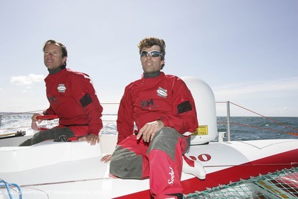 Orma 2005 - Sodebo - Entraînements Avril - Thomas Coville + Jacques Vincent