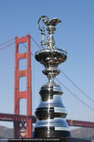 04 01 2011 - San Francisco (USA, CA) - 34th America's Cup - The America's Cup in San Francisco - Golden Gate Bridge