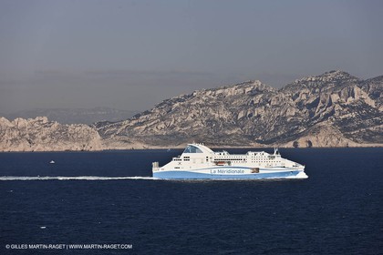 14 01 2012 - Marseille (FRA,13) - La Meridionale shipping company - the Piana off Marseille and the Calanques