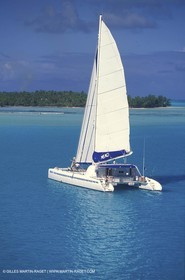 Cruising multihull sailing