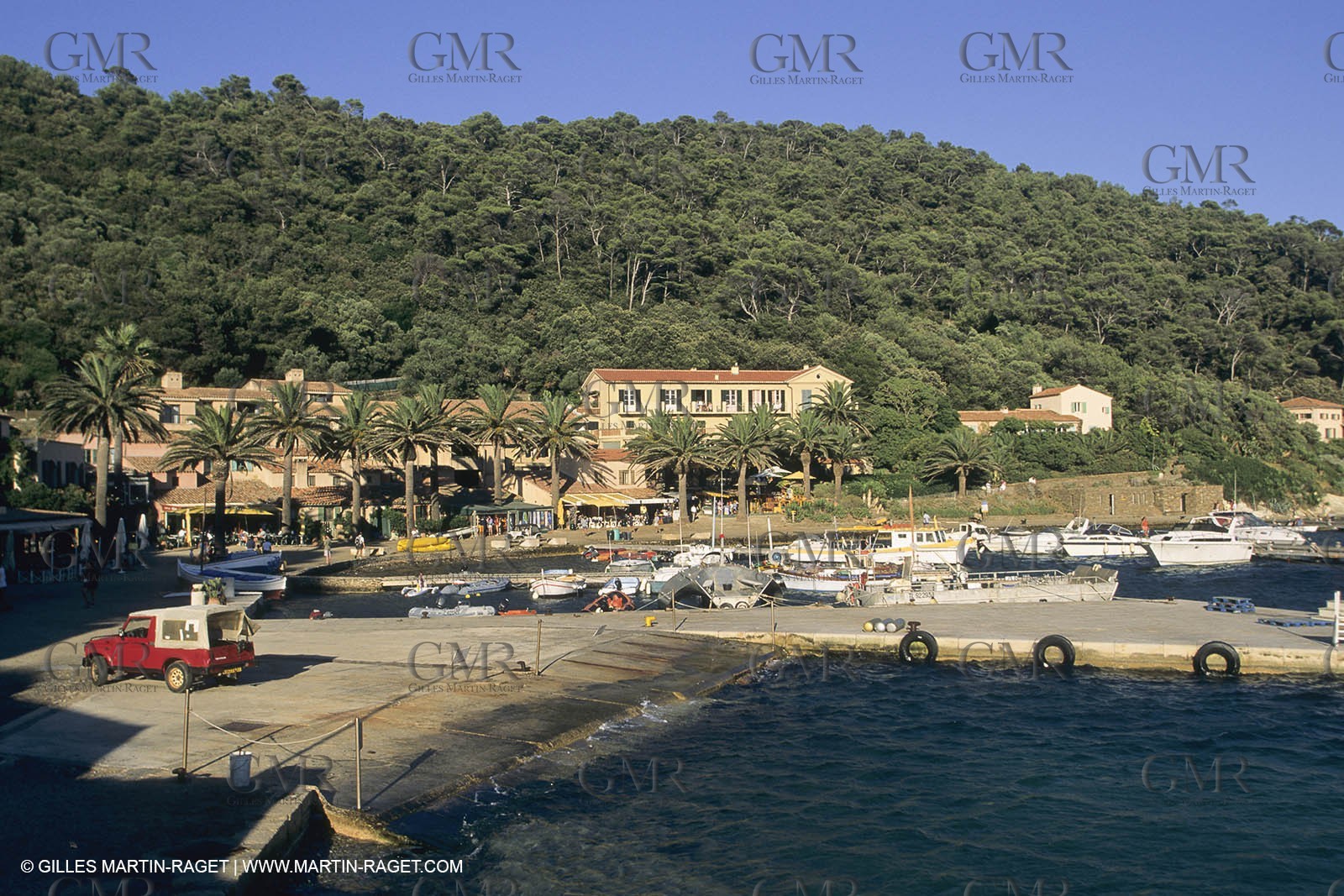 France, Provence, Iles d'Hyères, Port Cros