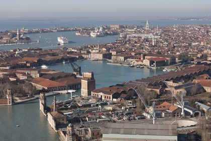 20 02 2012 - Venezia (ITA) - 34th America'sCup - Venezia 2012 America's Cup World Series - The Arsenale where the AC45 moorings, public village, media center and Club 45 will be located