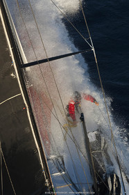 09 10 2017, Calvi (FRA,20), VOR 70 Babsy, Tentative de record autour de la Corse à la voile, skipper Franck Cammas