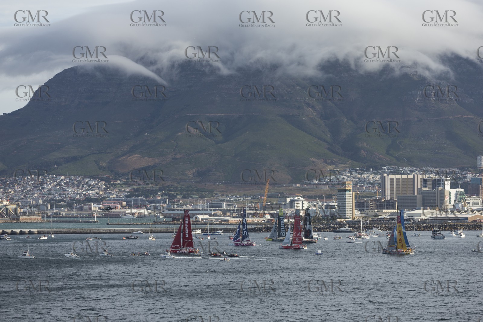 19 11 2014, Cape Town (ZAF), Volvo Ocean Race 2014-15, Team Alvimedica, Start Leg 2