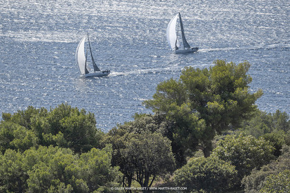 28 09 2022? Saint-Tropez,(FRA,83), Les Voiles de Saint-Tropez 2022 Régate N° 2 poup les modernes, navigation libre pour les grandes goélettes