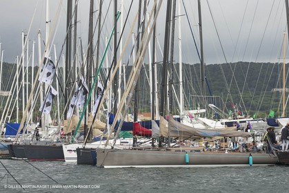 30 09 2014, Saint-Tropez (FRA,83), Voiles de Saint-Tropez 2014, Day 2, hommage à Yves Carcelle, propriétaire de Runa VI