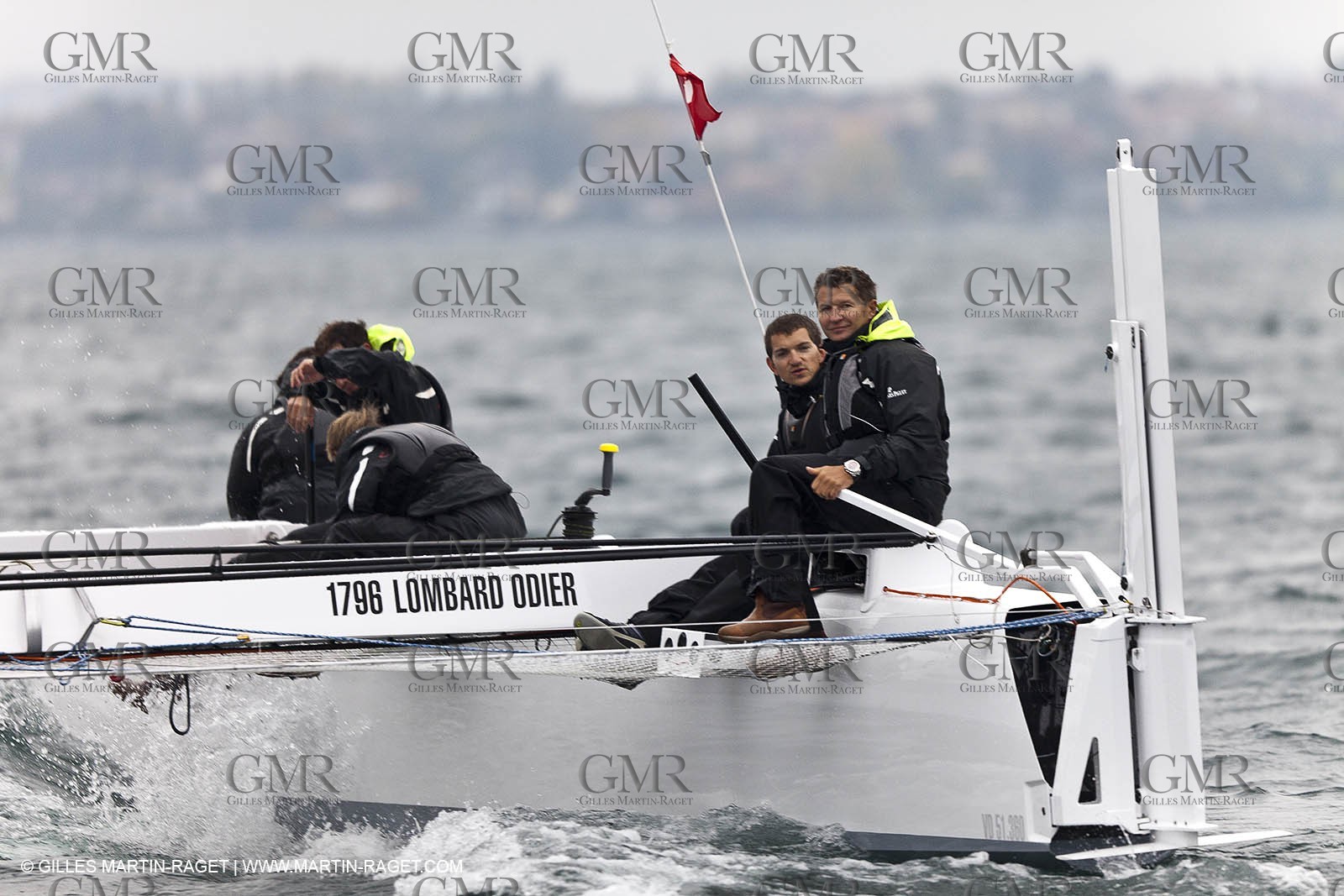 09 10 2010 - Morges (SUI) - L'Hydroptère.CH - 1st sail