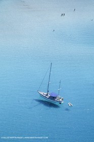 sailing, cruising, monohull at the mooring