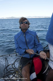 05 09 2009 - Hyères (FRA, 83) Hydroptère beat the overal sailing speed record with a run at 51,36 knts ( subjet to ratification by WSSRC) - Jack Vincent