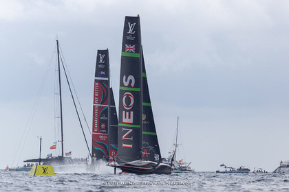 12:10 2024, Barcelona (ESP), Louis Vuitton 37th America's Cup, Final Match, Race Day 1, Race 1