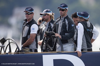 02 08 2010 - Cowes (UK, IOW) - The 1851 Cup -  BMW ORACLE Racing - Training Day.