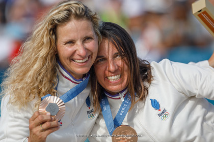 Paris 2024, Sailing, 49er  FX Medals ceremony