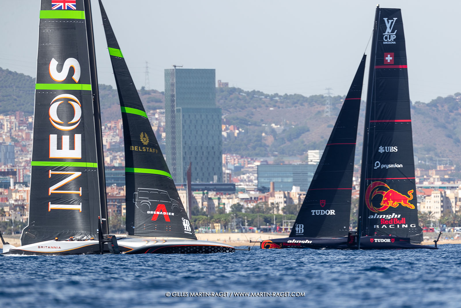 16 09 2024, Barcelona (ESP), 37th America's Cup, Louis Vuitton Cup Semi-final, Race Day 3