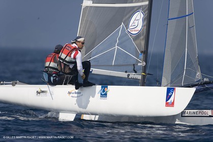 23 04 2007 - 2007 Semaine Olympique Française - Hyères (South of France) - Day 2 - Team France - Tornado - BESSON Billy - JARLEGAN Arnaud