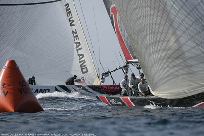 26 06 2007-Valencia (Spain)- 32nd America's Cup - Final Match - Day 3 - Alinghi vs Emirates Team New Zealand