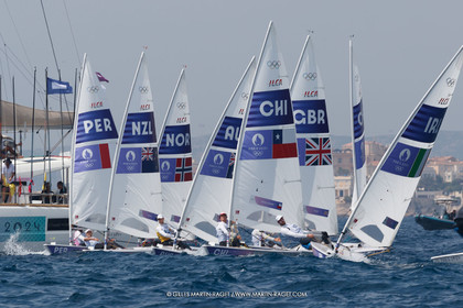 07 08 2024, Marseille (FRA), Paris 2024 Olympic Games, Sailing, Race Day 10, ILCA Medals races