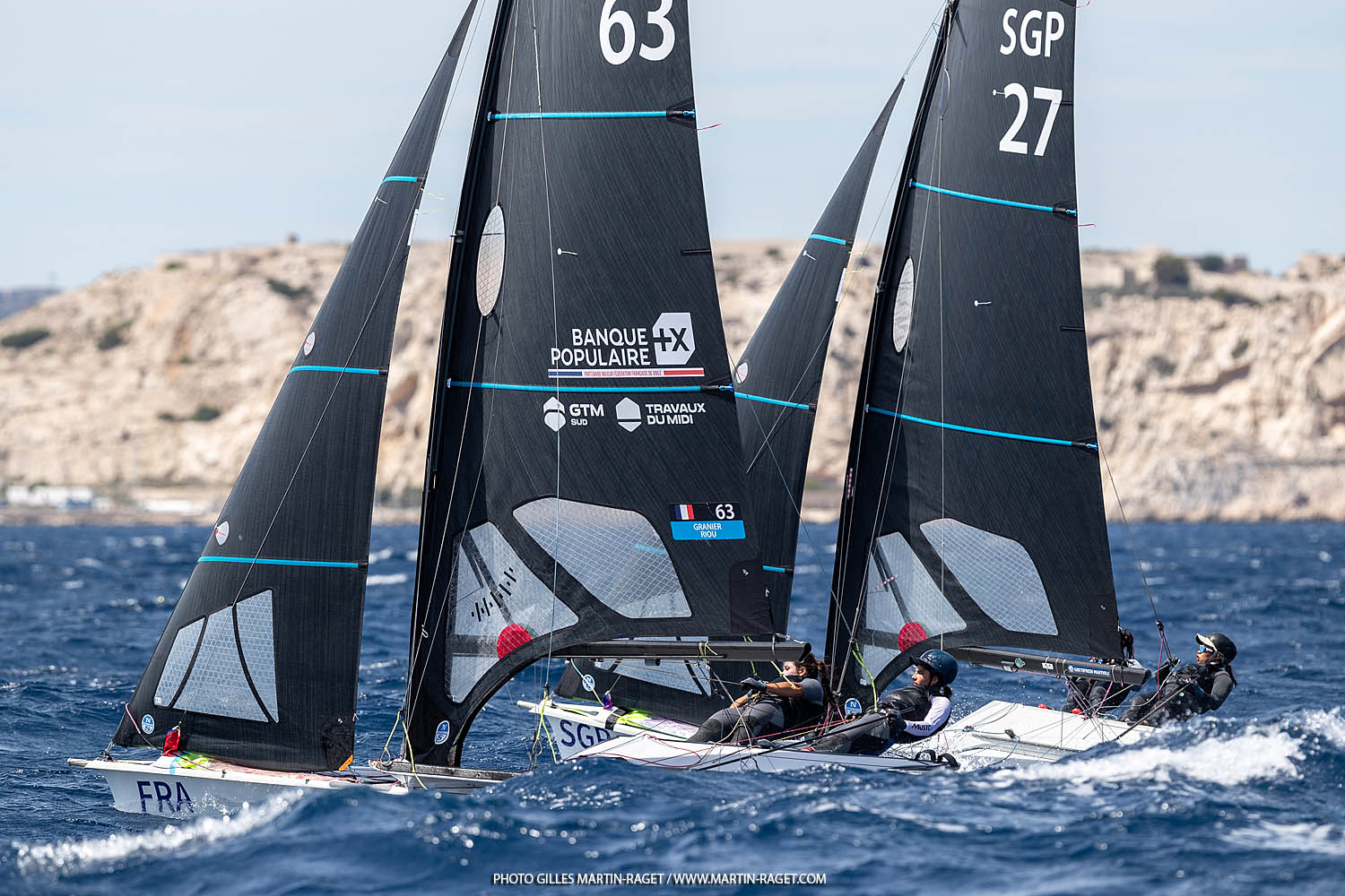 13 07 2023, Marseille (FRA) Paris 2024 Olympic Games Sailing Test Event, Day 5