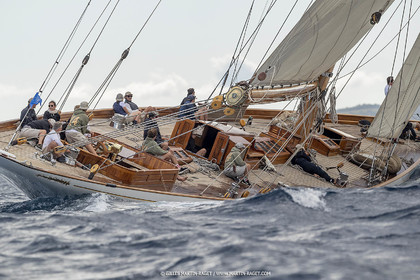 25 09 2022, Saint-Tropez (FRA, 83), Les Voiles de Saint-Tropez 2022, Arrivée des bateaux et de la Coupe d'Automne du Yacht Club de France