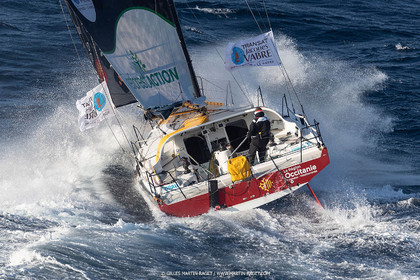 27 08 2021, Marseille (FRA), Transat Jacques Vabre 2021, Class 40, HBF-Reforest'Action (Kito de Pavant, Gwen Gbick)