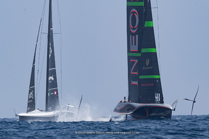 22 08 2024, Barcelona (ESP), Louis Vuitton 37th America's Cup, Louis Vuitton Preliminary Regatta, Race Day 1