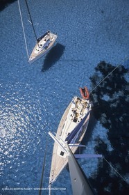 sailing, cruising, monohull at the mooring