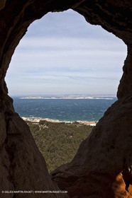 25 03 2009 - Marseille (FRA, 13) - Les Calanques - Massif de Marseilleveyre - La Roche Percée