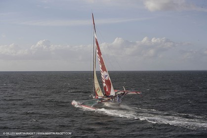 11 10 2006 -Lorient (FRA) -  Multis Orma - Entraînements Sodebo (Thomas Coville) Route du Rhum 2006