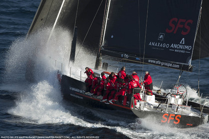 24 mars 2016   Marseille (FRA,13), SFS II (skipper Lionel Péan), last training before Marseille Sailing Week