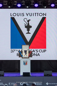 04 10 2024, Barcelona (ESP), 37th America's Cup, Louis Vuitton Cup Final, Race Day 7 , Prizegiving