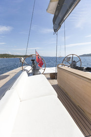 24 07 2016, Bonifacio (FRA), Wally Yachts, J One in cruising mode