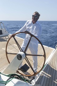 25 06 2015, Saint Tropez (FRA,83) , Sailing, Super yachts, Wally, Genie of The Lamp, Charles de Bourbon
