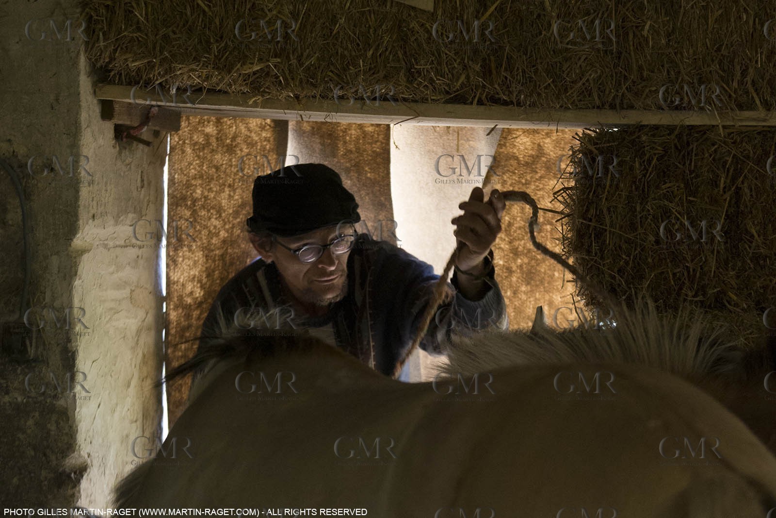 14 11 2015, Saint-Etienne du Grès (FRA,13), traditional making of olive oil at La Croix mill