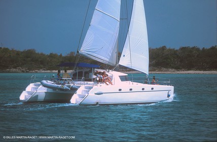 Cruising multihull sailing