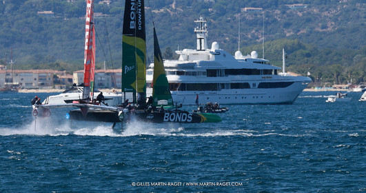 10 09 2025, Saint-Tropez,(FRA), Rockwool SailGP France Saint-Tropez, Race Day 1